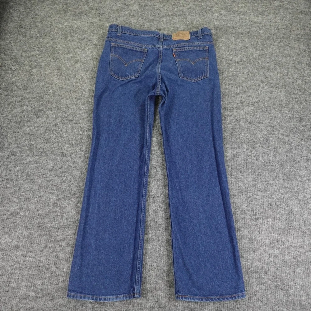 Vintage Levis 517 Orange Tab Jeans Mens 40X32 Blue Denim Boot Cut 90S‎ 39X31.5